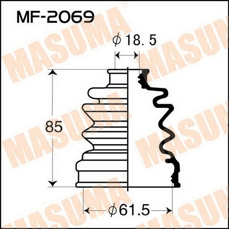 Пыльник привода Masuma MF-2069 (Аналог 2196)