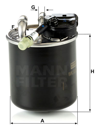 Фильтр топливный Mann-Filter WK820/17