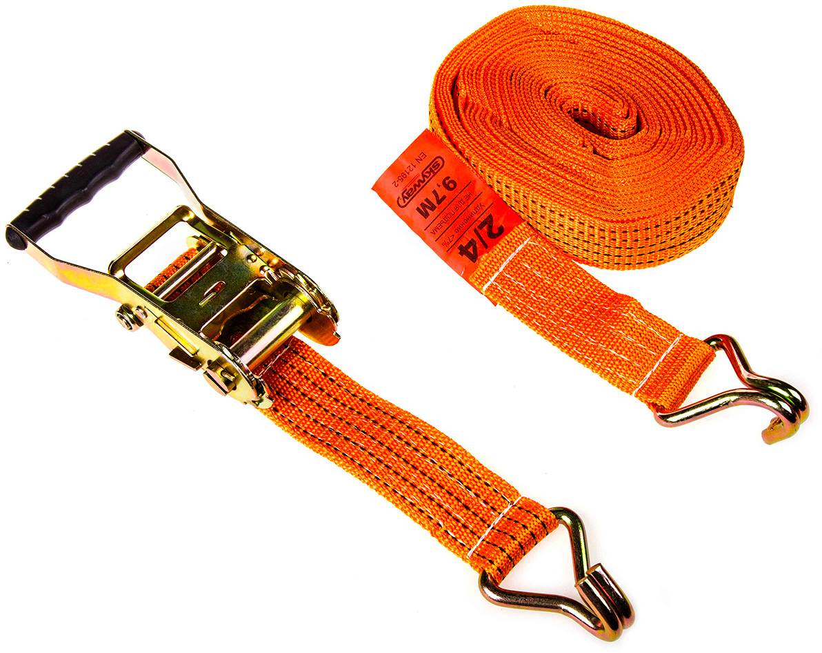 Стяжка груза 10м 2т SKYWAY 50мм с храповым механизмом