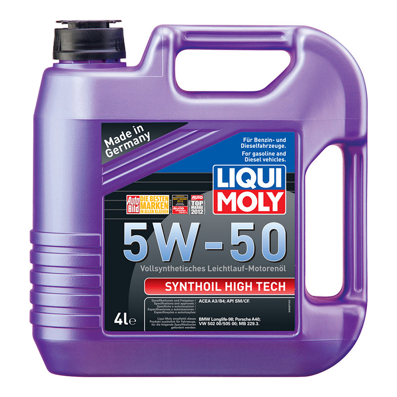 Масло моторное 9067 LiquiMoly SynthoilHighTech 5W50 4л