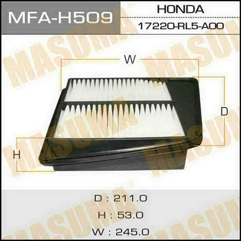 Воздушный фильтр MASUMA MFA-H509 