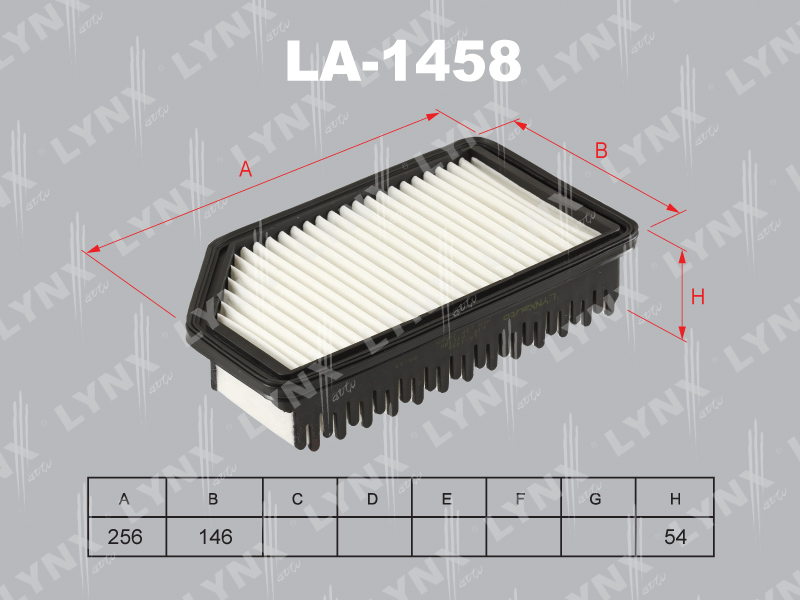 Фильтр воздушный LYNX LA-1458 / MFA-K345