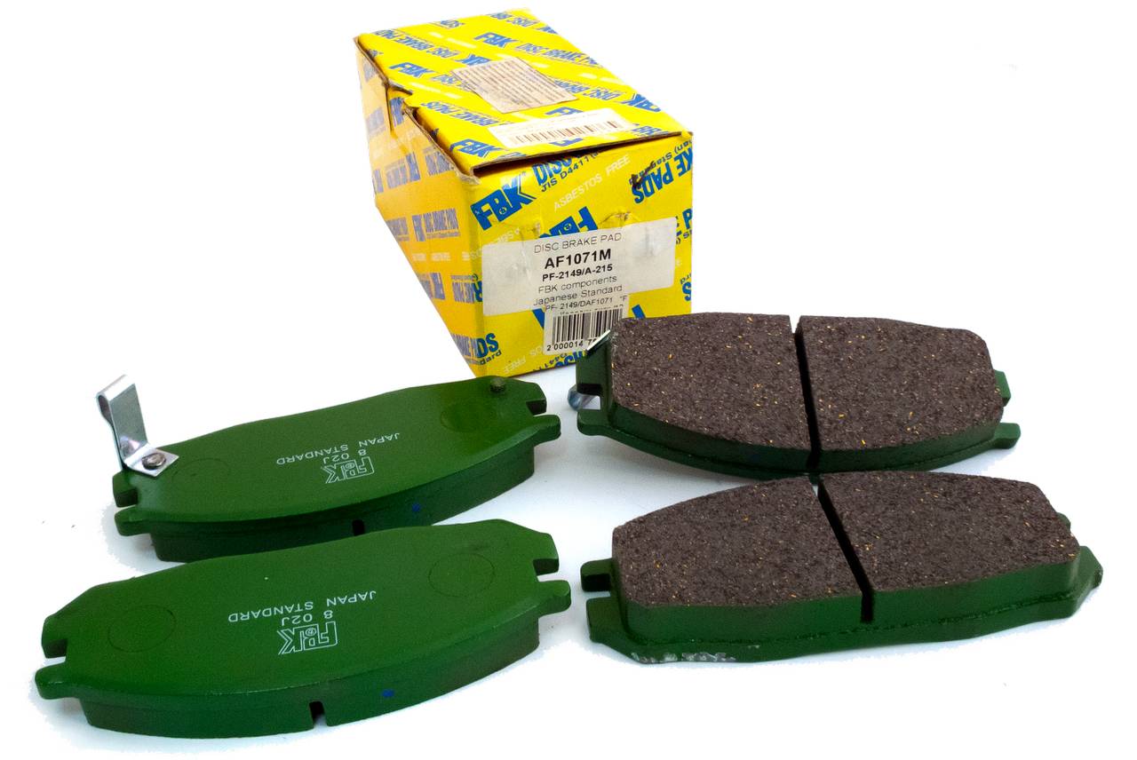 Тормозные колодки дисковые передние FBK FD1071M