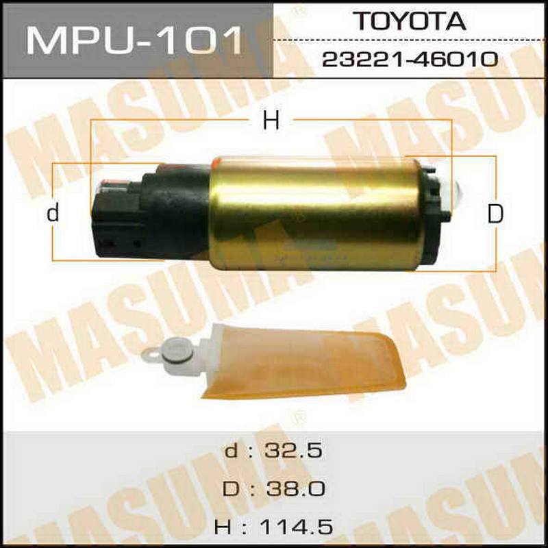Топливный насос Masuma MPU-101 23221-46010 toyota