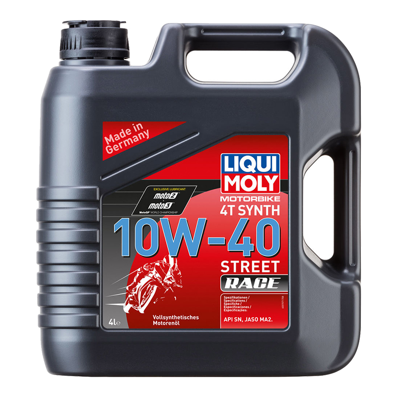 Масло моторное 20754 Liqui Moly Synth Street Race синтетика 4-т 10W40 4л