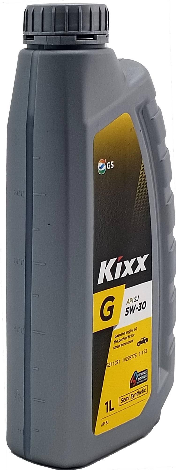 Моторное масло полусинтетическое SJ KIXX G 5W30 1л