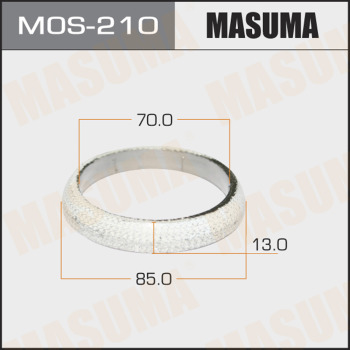 Кольцо уплотнительное глушителя Masuma 70x85x13 MOS-210