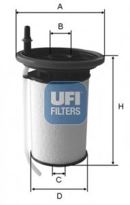 Фильтр топливный UFI 26.052.00 / PU7005 Fiat