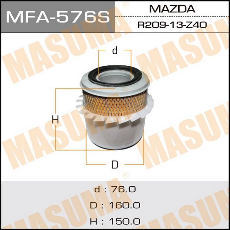 Воздушный фильтр MASUMA MFA-576