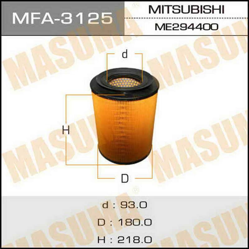 Воздушный фильтр MASUMA MFA-3125