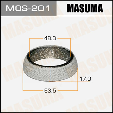 Кольцо уплотнительное глушителя Masuma MOS-201