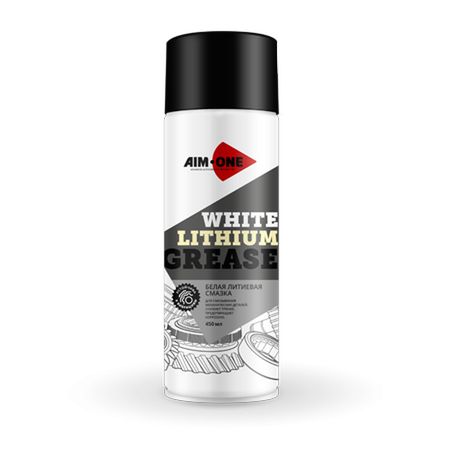 Cмазка белая литиевая AIM-ONE WG-450 450мл.