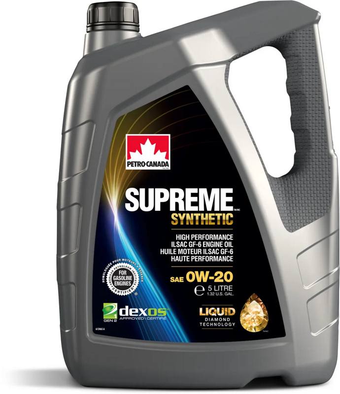Масло моторное синтетическое Petro-Canada Supreme Synthetic 0W-20, 5л