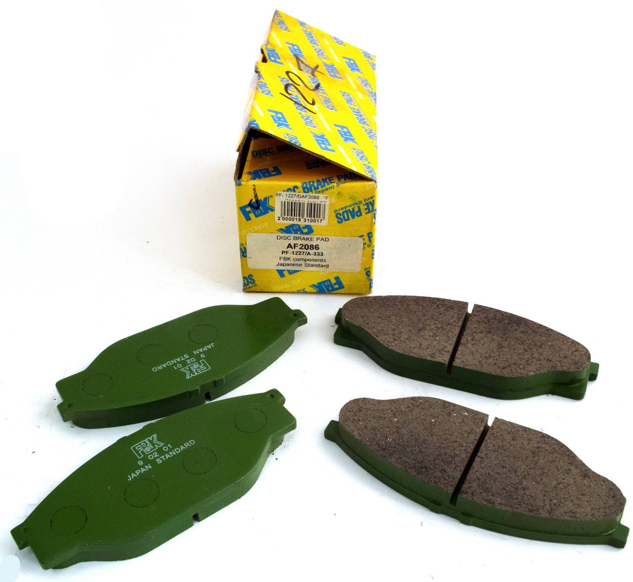Тормозные колодки дисковые передние FBK FD2086