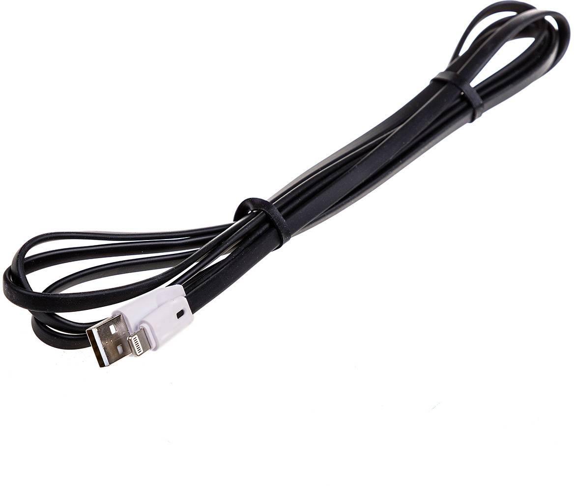 Кабель USB - Lightning 3.0А 2м SKYWAY Черный в коробке