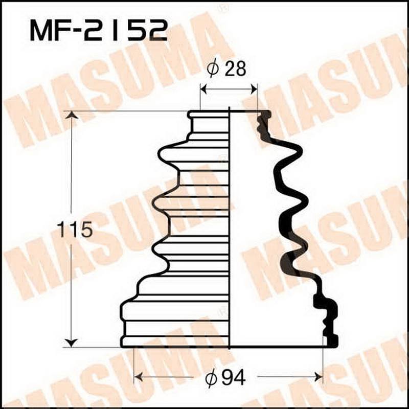 Пыльник привода Masuma MF-2152