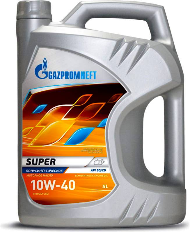 Масло моторное полусинтетическое Gazpromneft Super 10W-40 5л