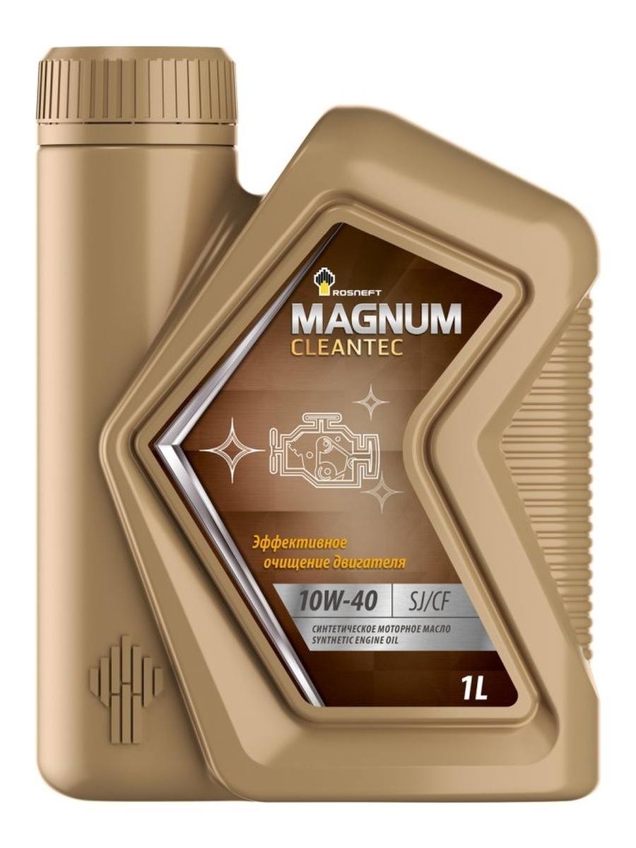 Масло моторное Rosneft Magnum CLEANTEK 10W40 синт 1л
