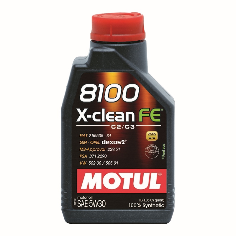 Моторное масло Motul 8100 X-Clean FE 5W30 1л