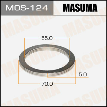 Кольцо уплотнительное глушителя Masuma MOS-124
