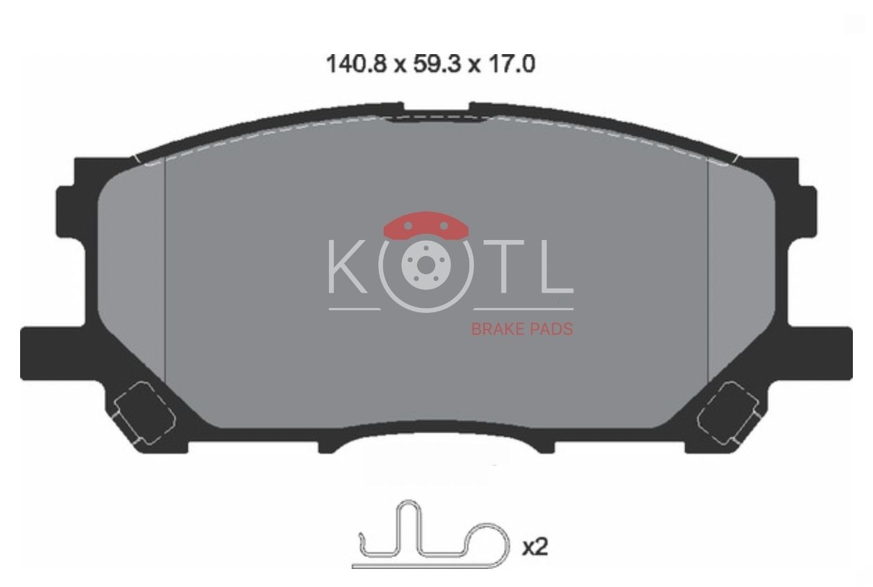 Тормозные колодки KOTL 3338KT
