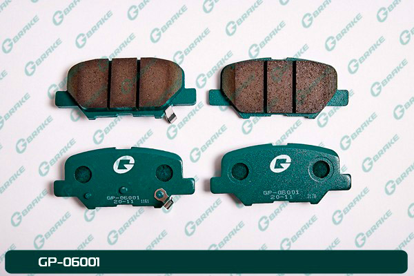 Колодки тормозные дисковые G-Brake GP-06001