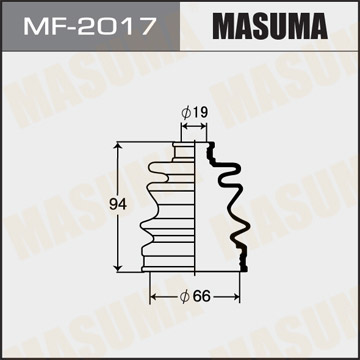 Пыльник привода Masuma MF-2017