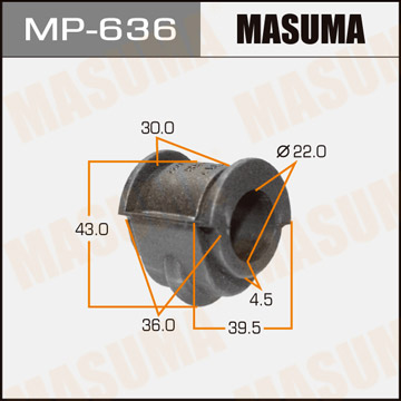 Втулка стабилизатора Masuma MP-636