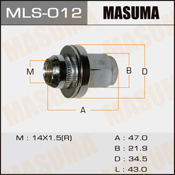 ГАЙКА Masuma MLS-012