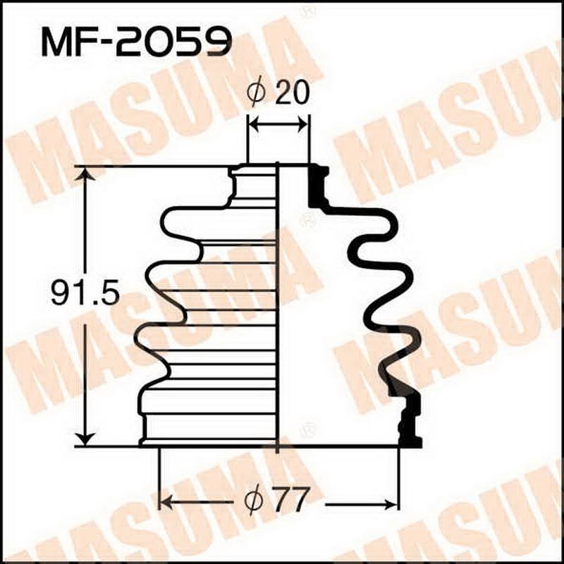 Пыльник привода Masuma MF-2059