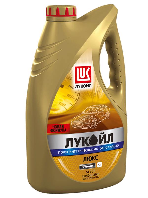 Моторное масло Лукойл ЛЮКС 5W40 полусинтетика 4л.