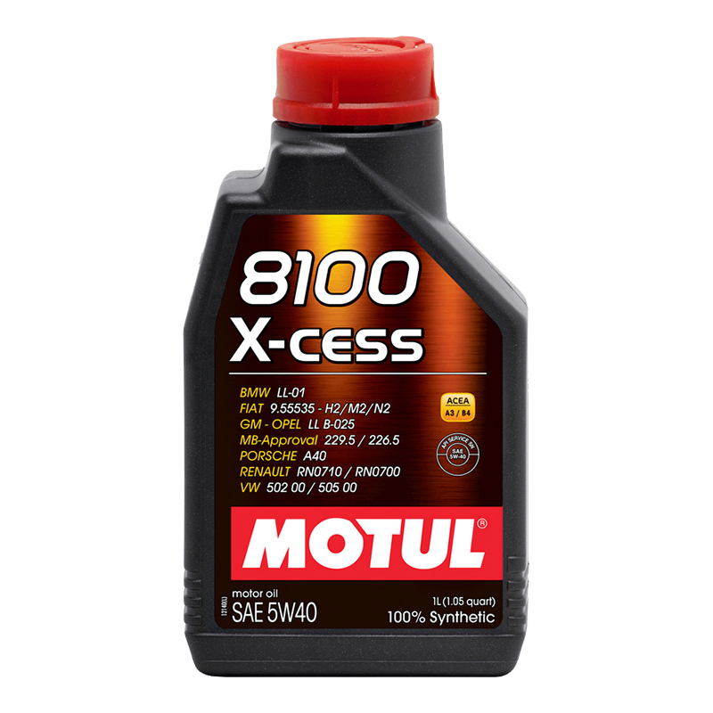 Моторное масло Motul 8100 X-cess Gen2 A3/B4 5W40 1л