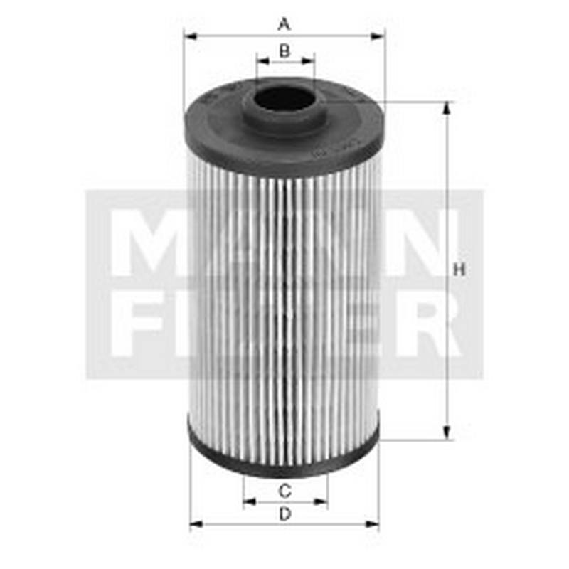 Фильтр очистки масла MANN HU711/6Z