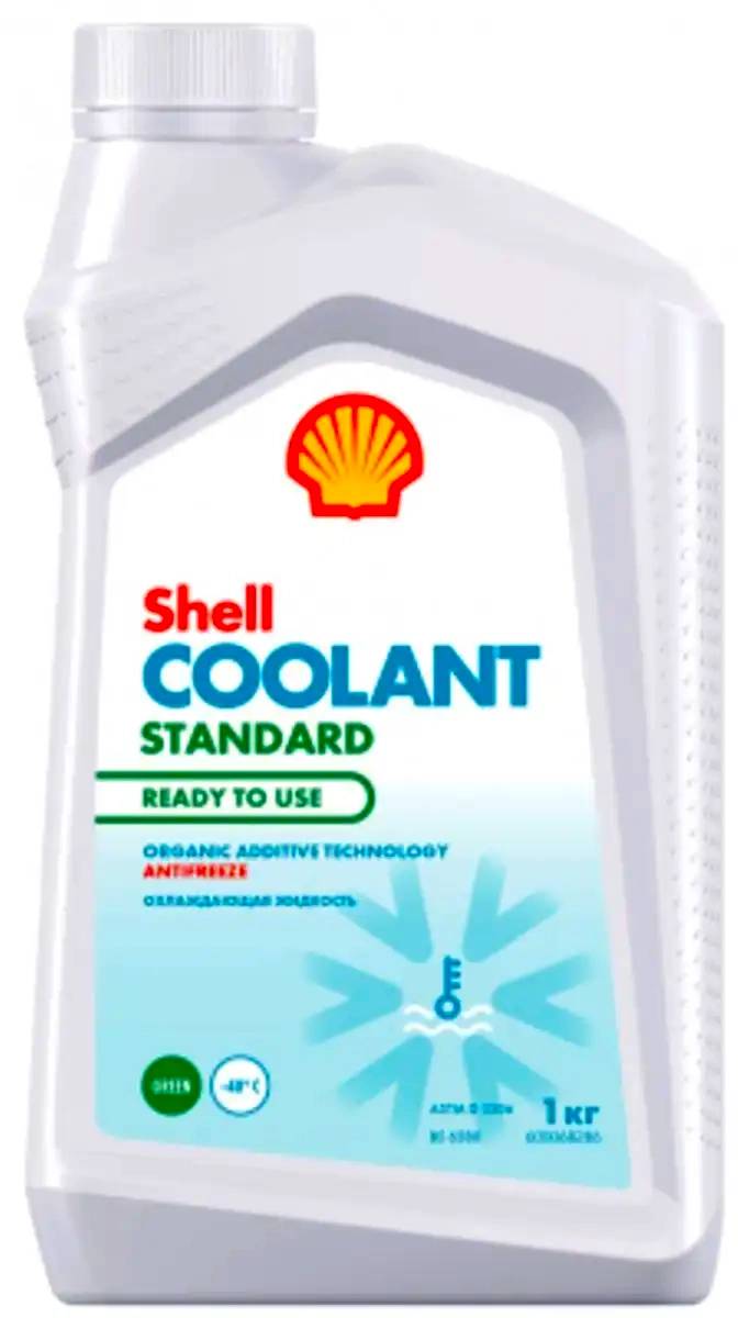 Антифриз Shell Coolant Standart Ready to use зелёный 1л