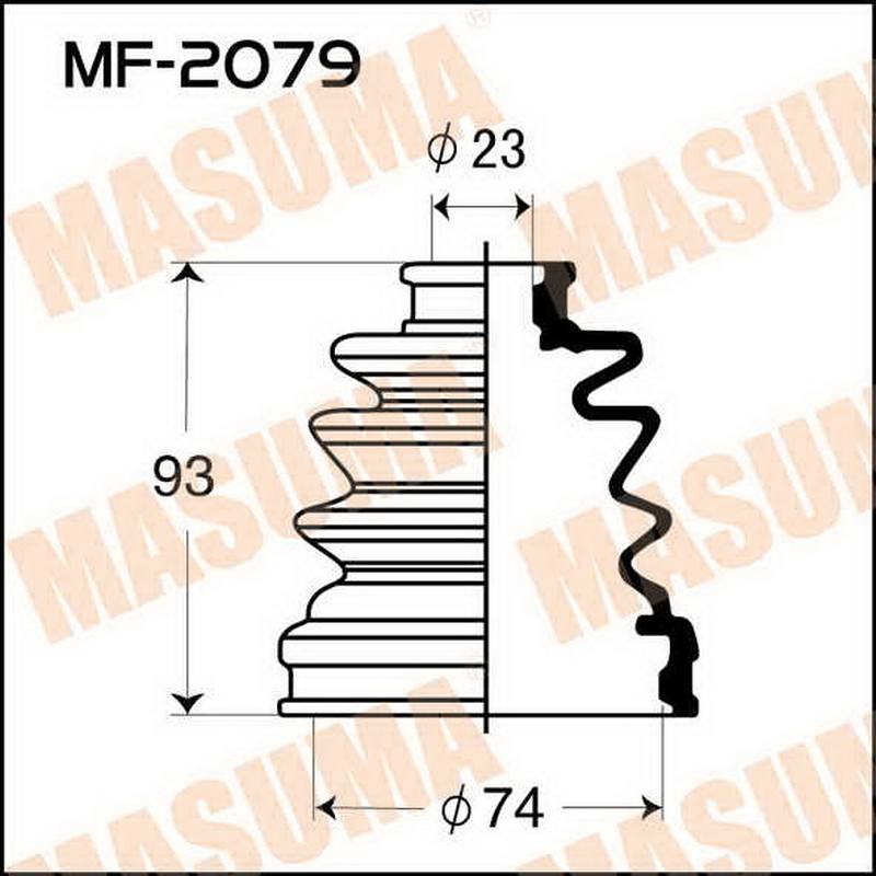 Пыльник привода "Masuma" MF-2079
