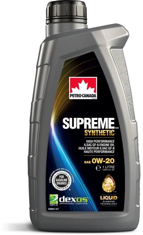 Масло моторное синтетическое Petro-Canada Supreme Synthetic 0W-20, 1л