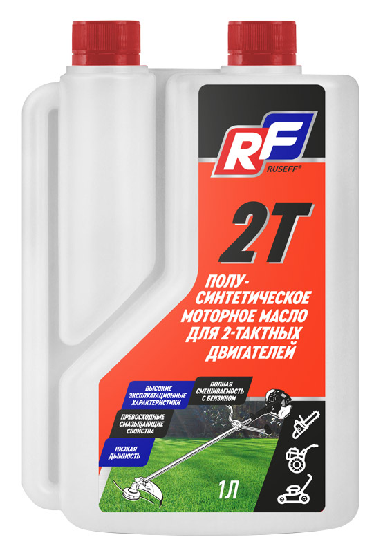 Масло моторное полусинтетическое Ruseff 2T, 1л