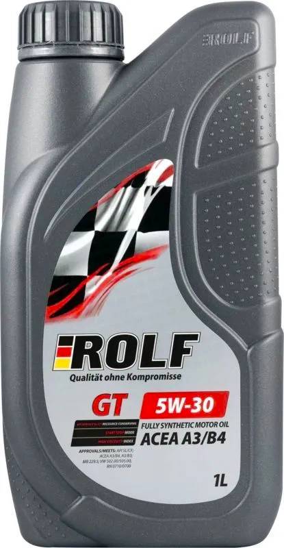 Моторное масло синтетическое ROLF GT 5W-30 A3/B4 1л.