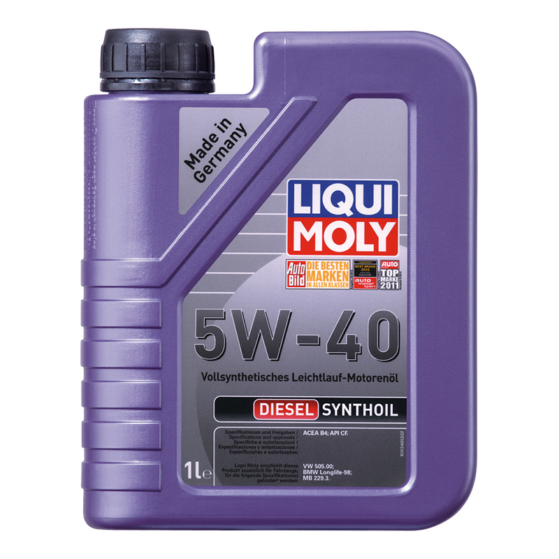 Масло моторное 1926 LiquiMoly DieselSynthoil синтетическое 5W40 1л