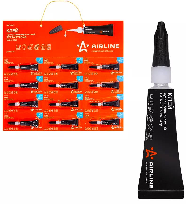 Суперклей Extra Strong AIRLINE 3г.