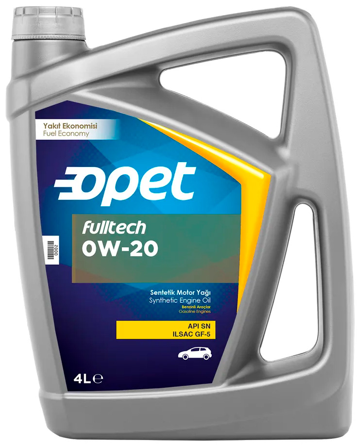 Моторное масло OPET Fulltech 0W20 SN GF-5 GM Dexos1 4л