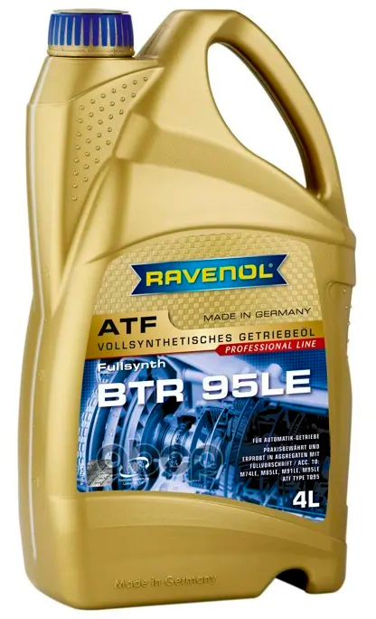 Масло трансмиссионное Ravenol ATF BTR 95LE 4л.