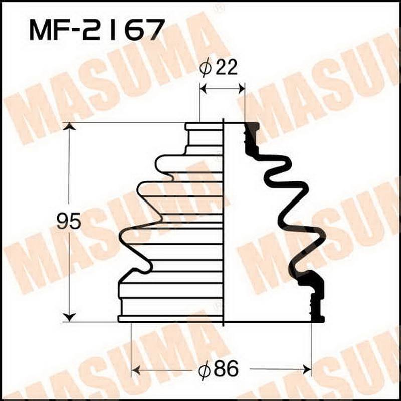 Пыльник привода Masuma MF-2167
