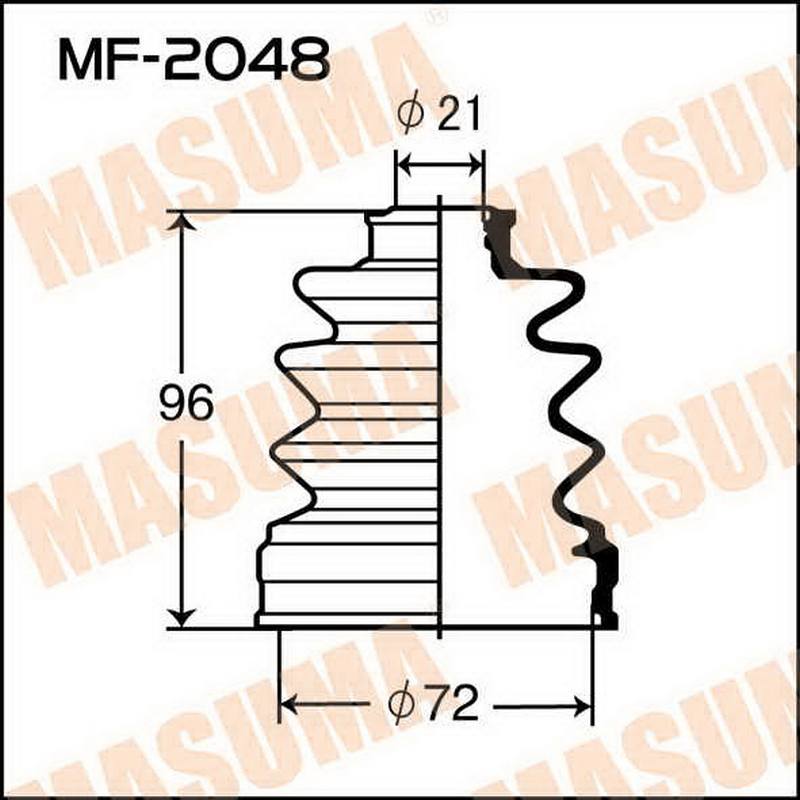 Пыльник привода Masuma MF-2048