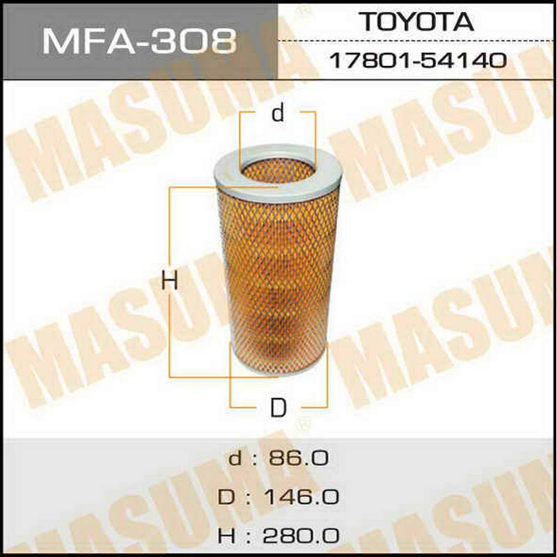 Фильтр воздушный MASUMA MFA-308