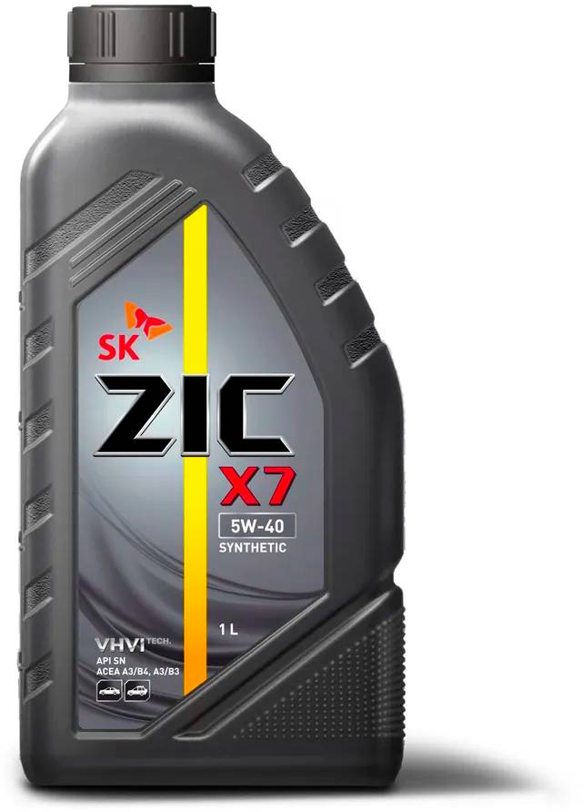 Масло моторное ZIC X7 5W-40 1л.