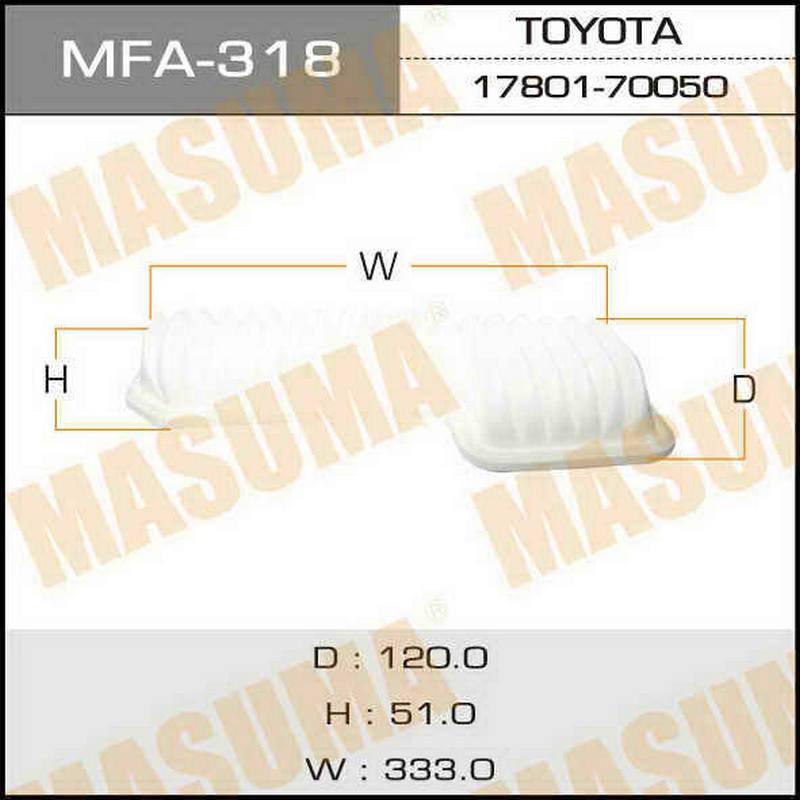 Фильтр воздушный MASUMA MFA-318
