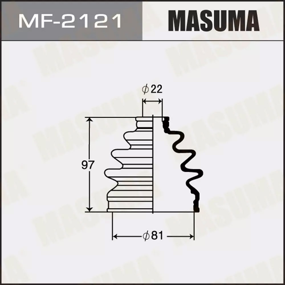 Привода пыльник Masuma MF-2121