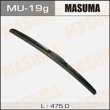 Щётка стеклоочистителя MASUMA гибридный 19", крюк 475 мм MU-19g