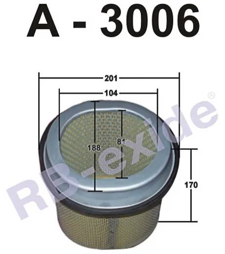 Фильтр воздушный Rb-Exide A-3006